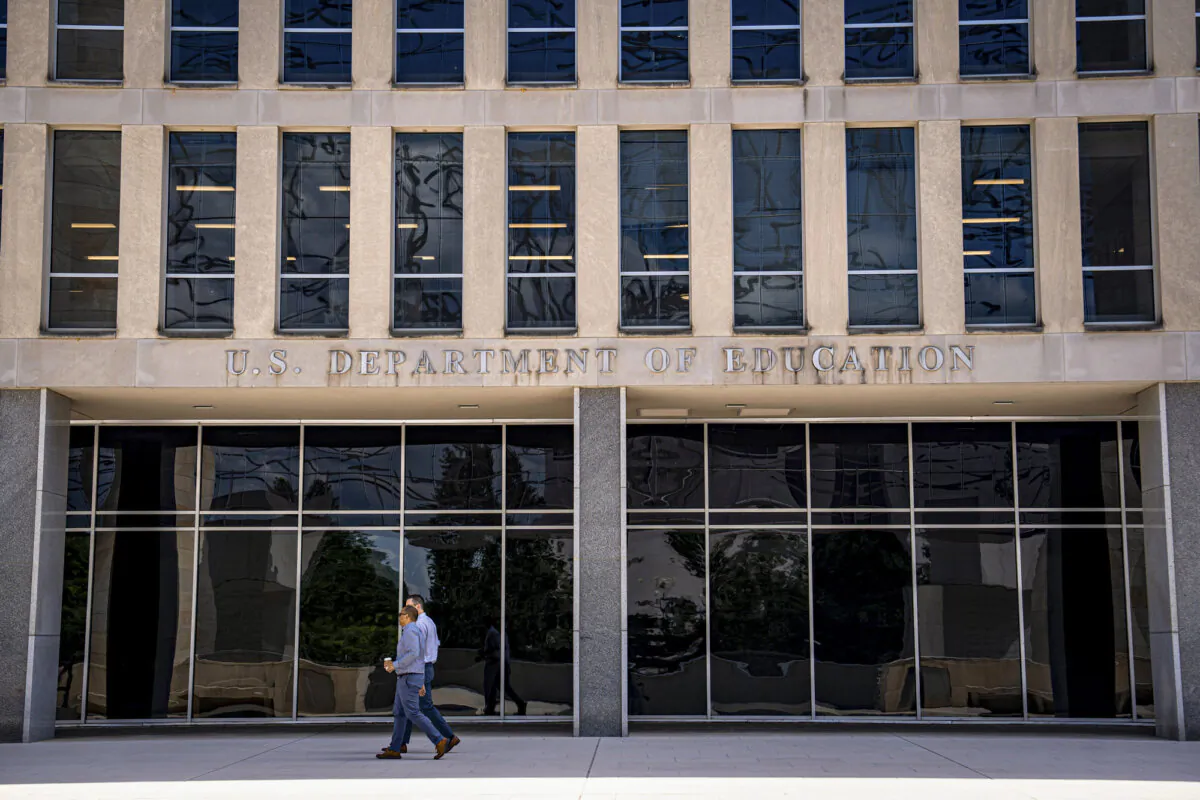 The U.S. Department of Education in Washington on June 10, 2024. (Madalina Vasiliu/The Epoch Times)