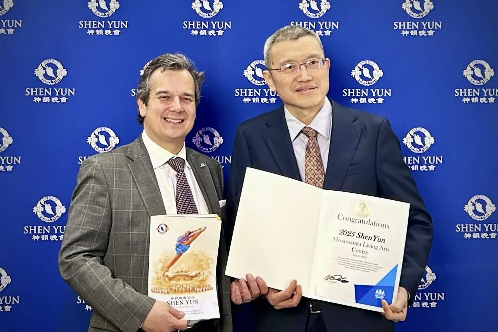 Stephen Dasko enjoyed Shen Yun at the Living Arts Centre in Mississauga, Ontario, on March 25, 2025. (NTD)