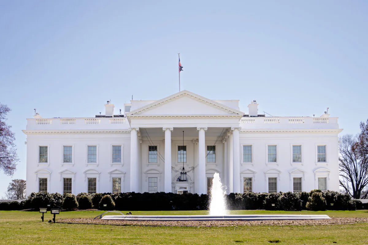 The White House in Washington on March 11, 2025. (Madalina Vasiliu/The Epoch Times)
