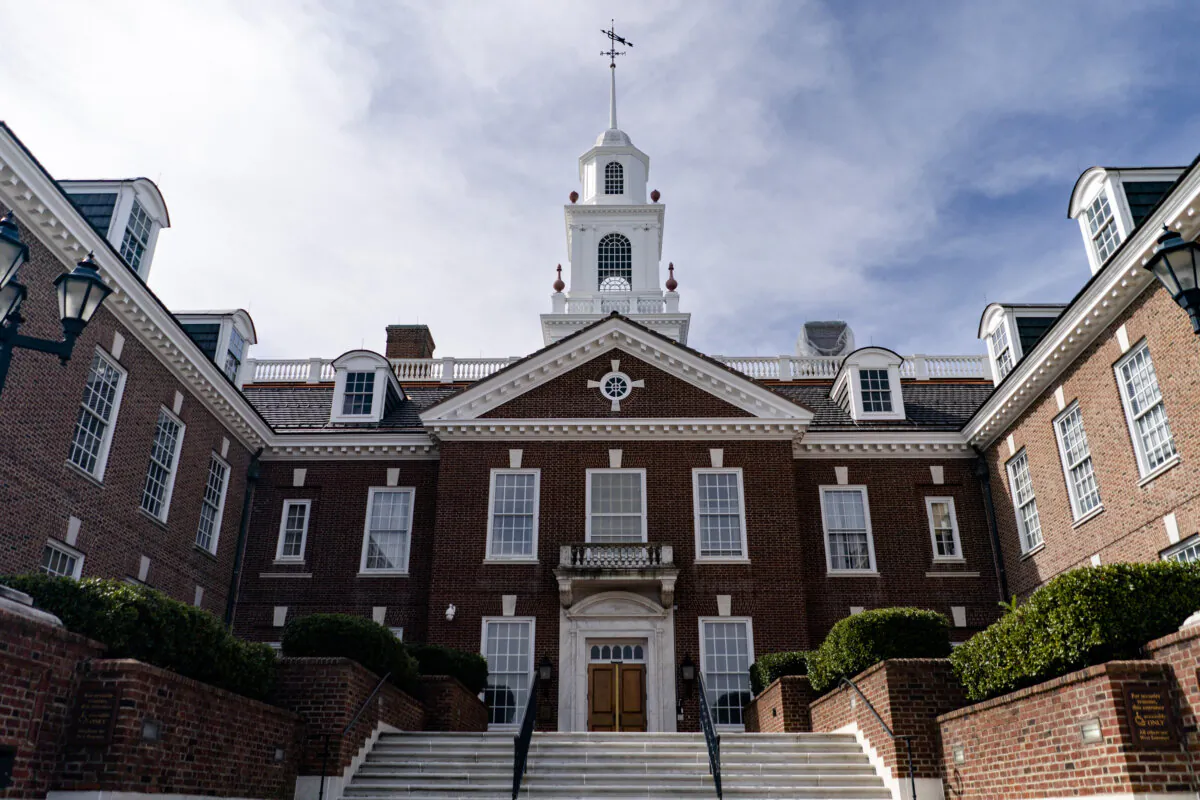The Delaware Legislative Hall, the state capitol building in Dover, Del., on March, 4 2024. (Kent Nishimura/Getty Images)