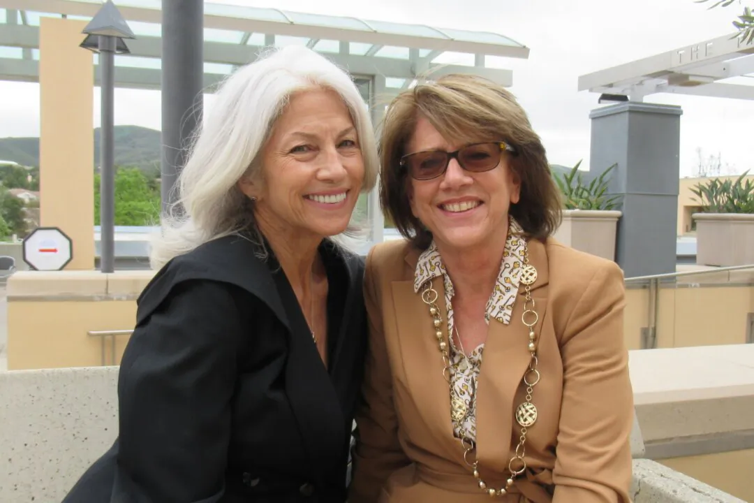 Karen Russell and Terrye Bretcke attended Shen Yun Performing Arts at the  Thousand Oaks Civic Arts Plaza on March 26. (Michael Ye/ Epoch Times)