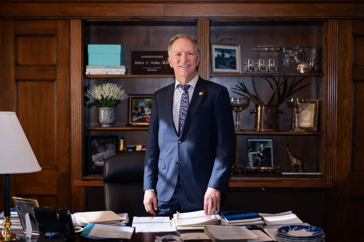Rep. Bob Onder (R-Mo.) in his office on Capitol Hill in Washington on March 27, 2025. (Madalina Vasiliu/The Epoch Times)
