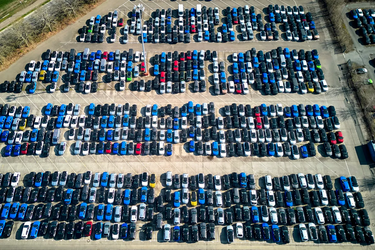 Opel cars are parked on the ground of the Opel car factory in Ruesselsheim near Frankfurt, Germany, on March 27, 2025. (Michael Probst/AP Photo)