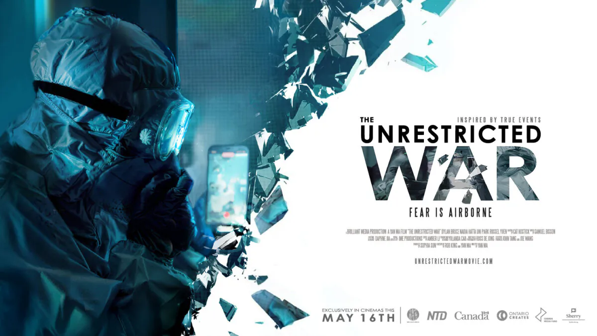 “The Unrestricted War” is slated for a nationwide theatrical release in Canada on May 16, 2025. (Sherry Media Group)