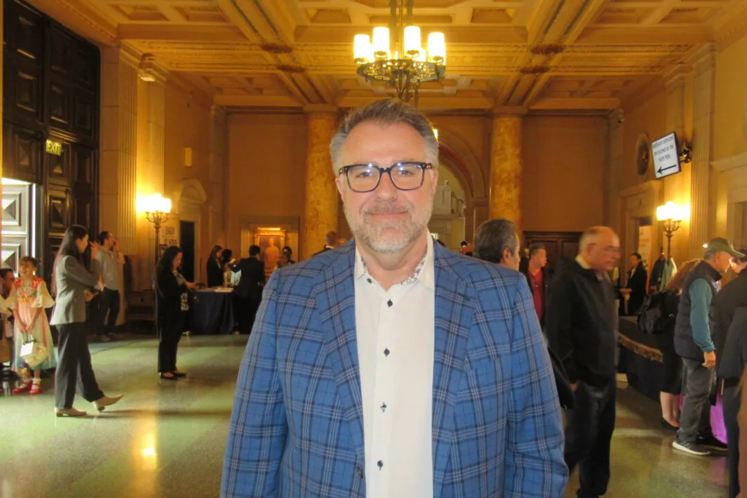 CEO Jason Lamoreaux enjoyed Shen Yun Performing Arts at Bridges Auditorium, in Claremont, Calif., on March 29, 2025. (Linda Jiang/The Epoch Times)