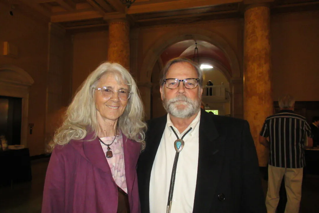 Business owner Greg Hayes and his wife enjoyed Shen Yun Performing Arts at Bridges Auditorium, in Claremont, Calif., on March 29, 2025. (Michael Ye/The Epoch Times)