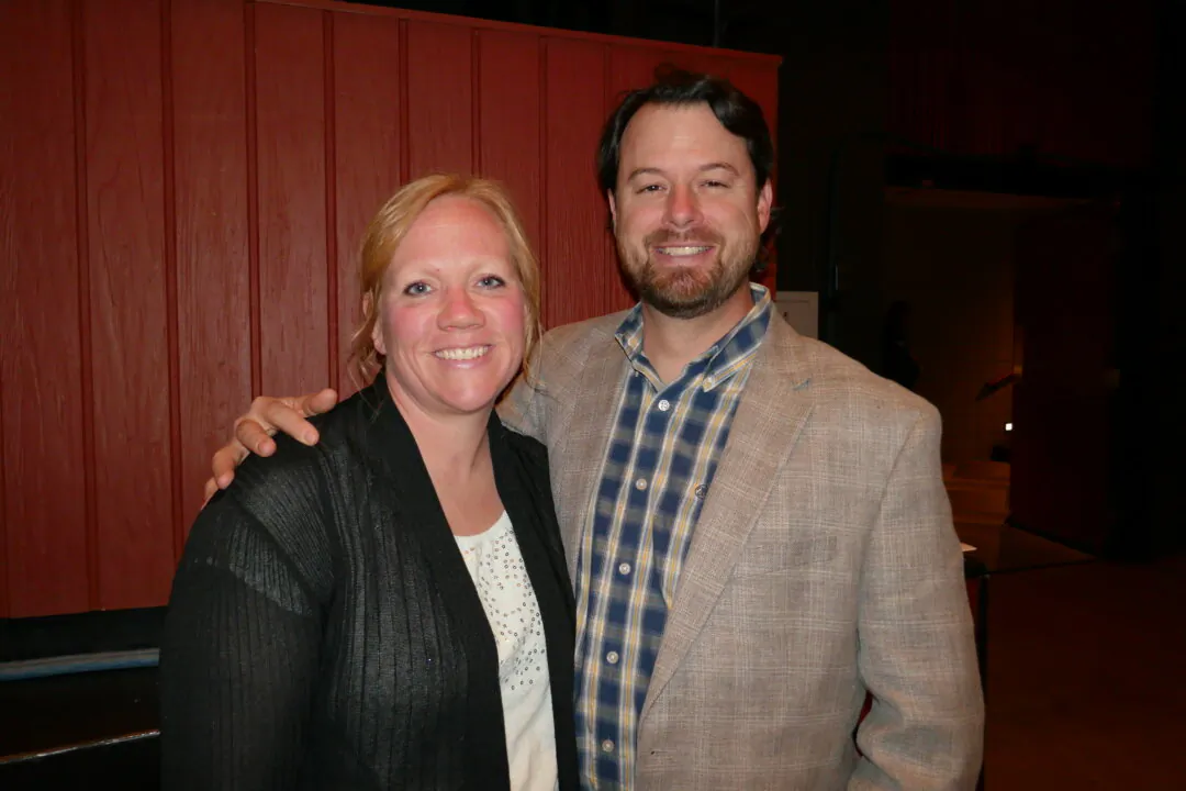 Amy Tanner and Timothy Tanner attended Shen Yun Performing Arts at the Pikes Peak Center for the Performing Arts in Colorado Springs, Colo., on March 29, 2025. (Lily Yu/The Epoch Times)