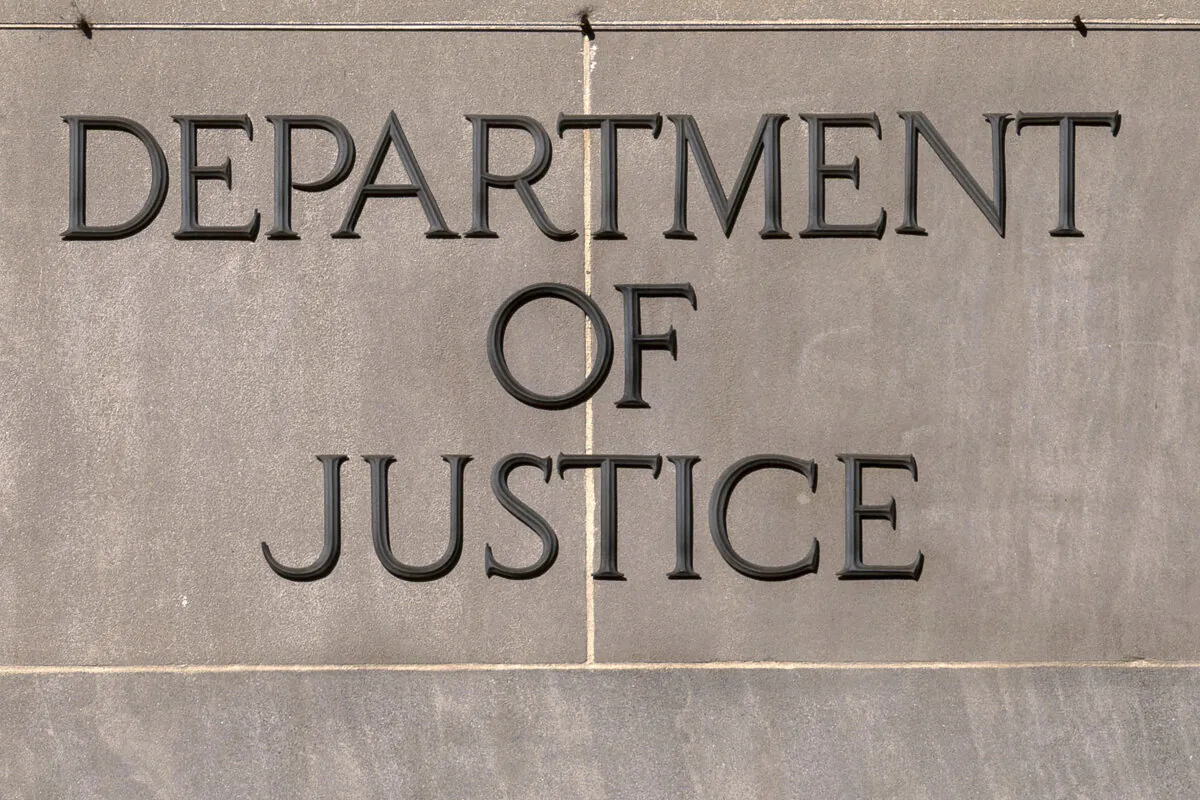 The Department of Justice headquarters in Washington, on Nov. 18, 2024. (The Canadian Press/AP, Jose Luis Magana)