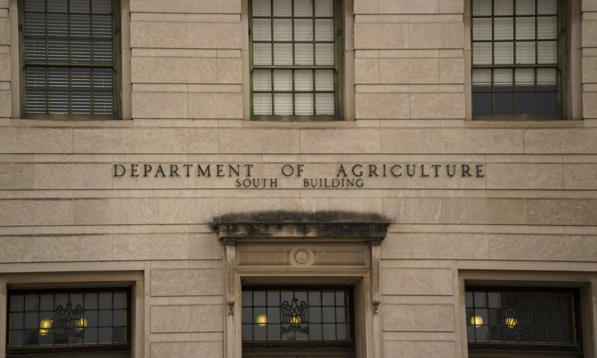 The U.S. Department of Agriculture in Washington on June 28, 2023. (Madalina Vasiliu/The Epoch Times)