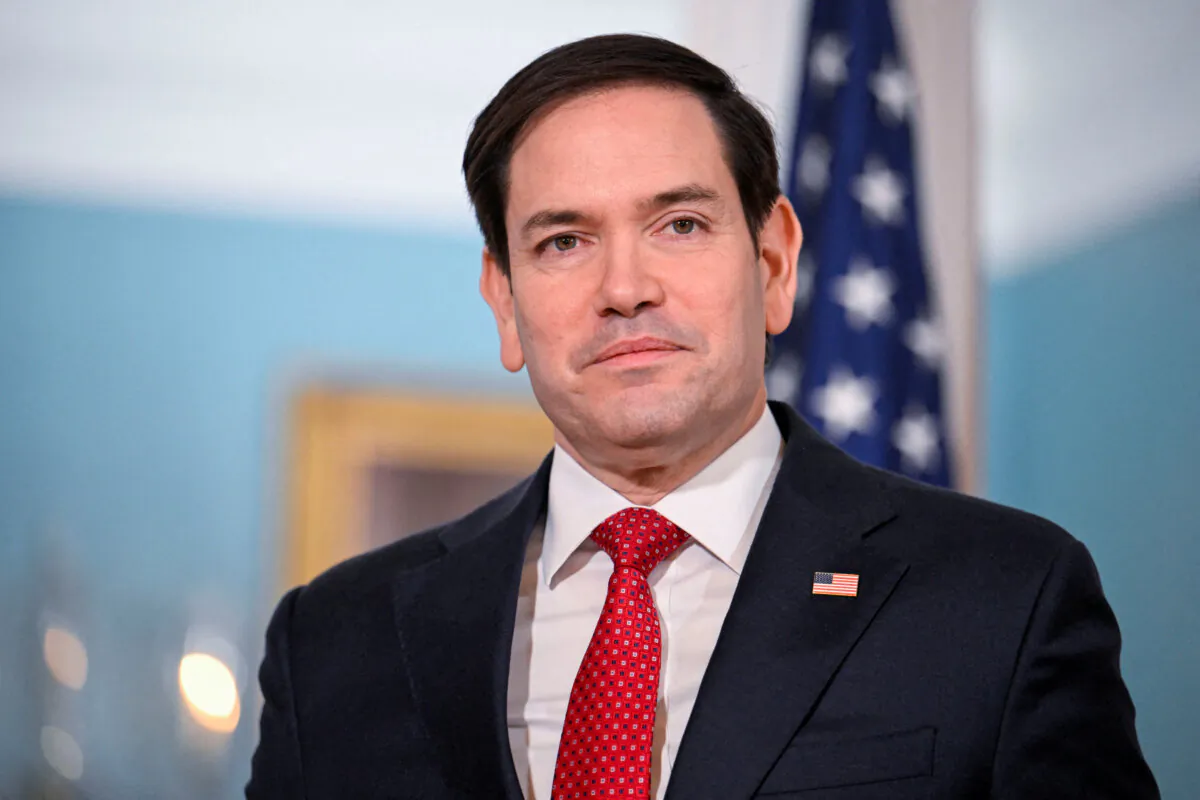 U.S. Secretary of State Marco Rubio reacts as he meets with Egyptian Foreign Minister Badr Abdelatty at the State Department in Washington on Feb. 10, 2025. (Reuters/Craig Hudson/File Photo)
