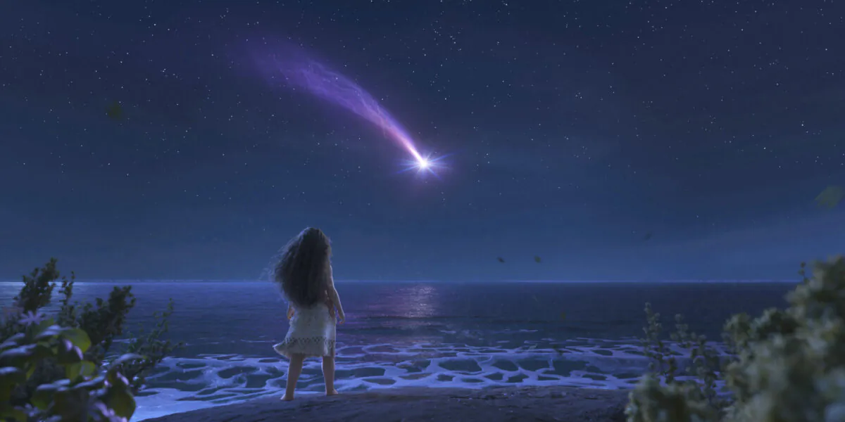 The character Moana, voiced by Auli'i Cravalho, in a scene from "Moana 2." (Disney via AP)