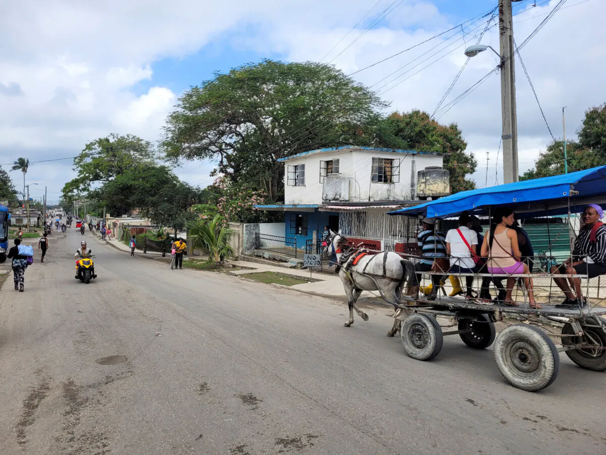 A street of the La Guinera neighborhood in Havana, Cuba, on Jan. 15, 2025. (David Sherwood/Reuters)