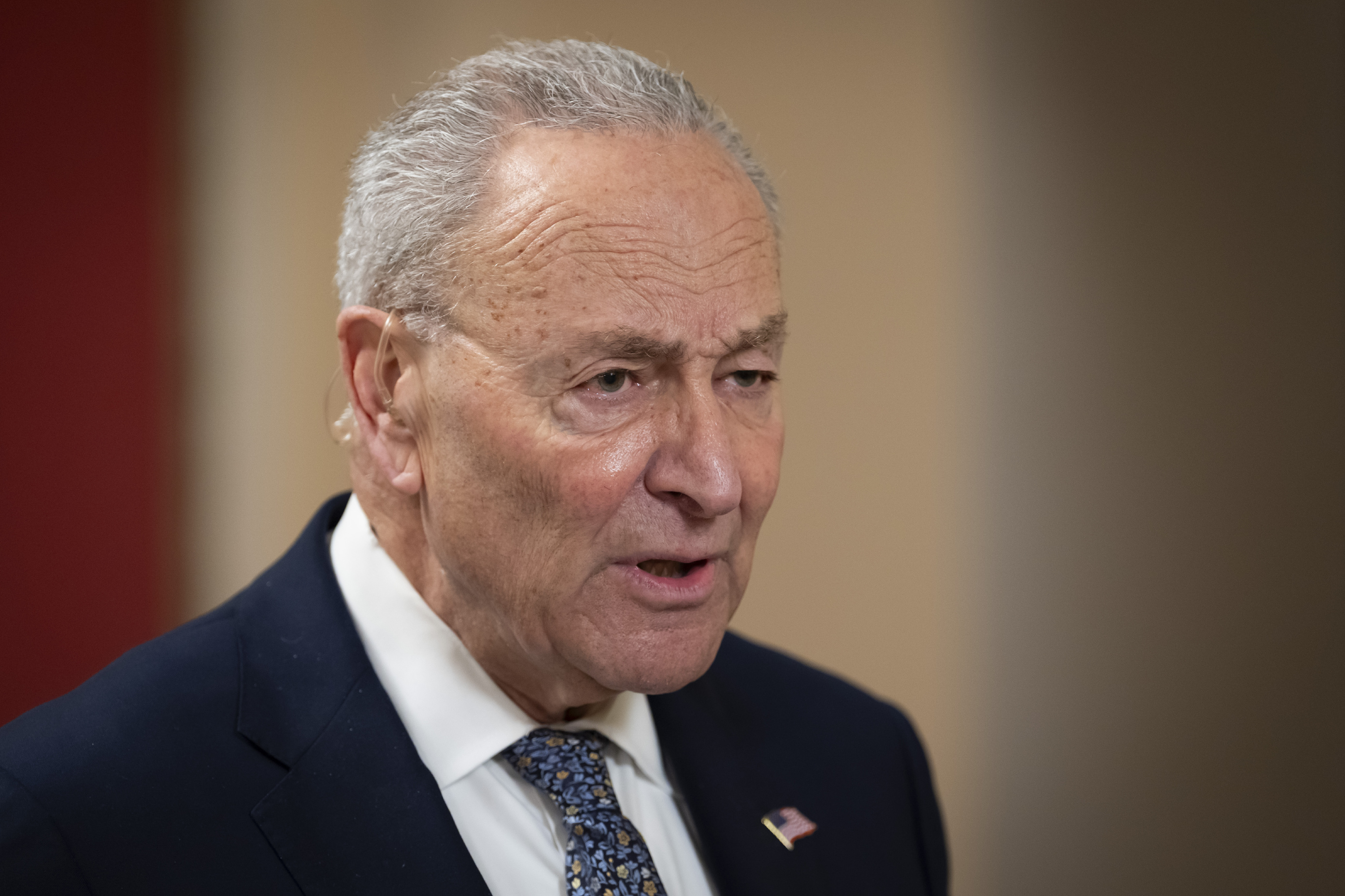 Sen. Schumer Speaks About Budget Resolution, Tariffs