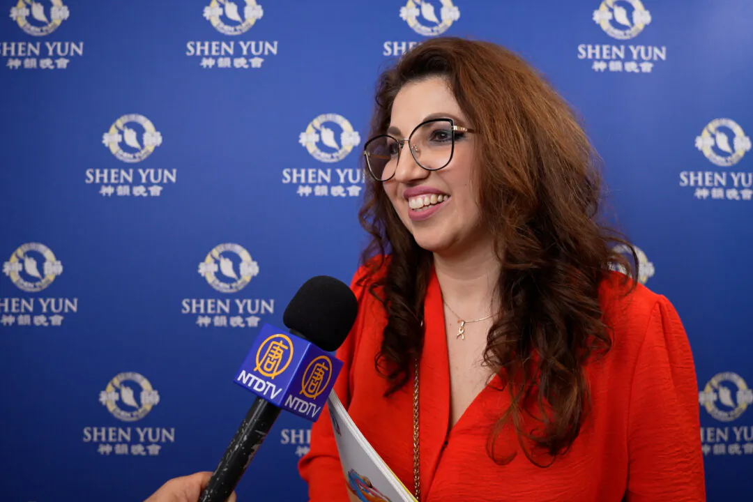 Veronica Boricean attended Shen Yun Performing Arts at the Corum in Montpellier on the afternoon of March 26, 2025. (NTD)