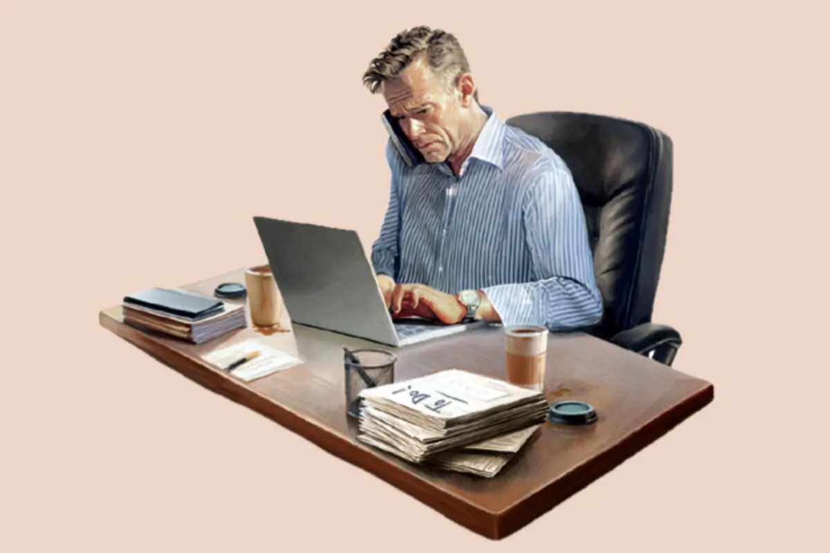 Overworked employees should learn to say 'no' to their bosses when their plates are full. (Biba Kayewich for American Essence)
