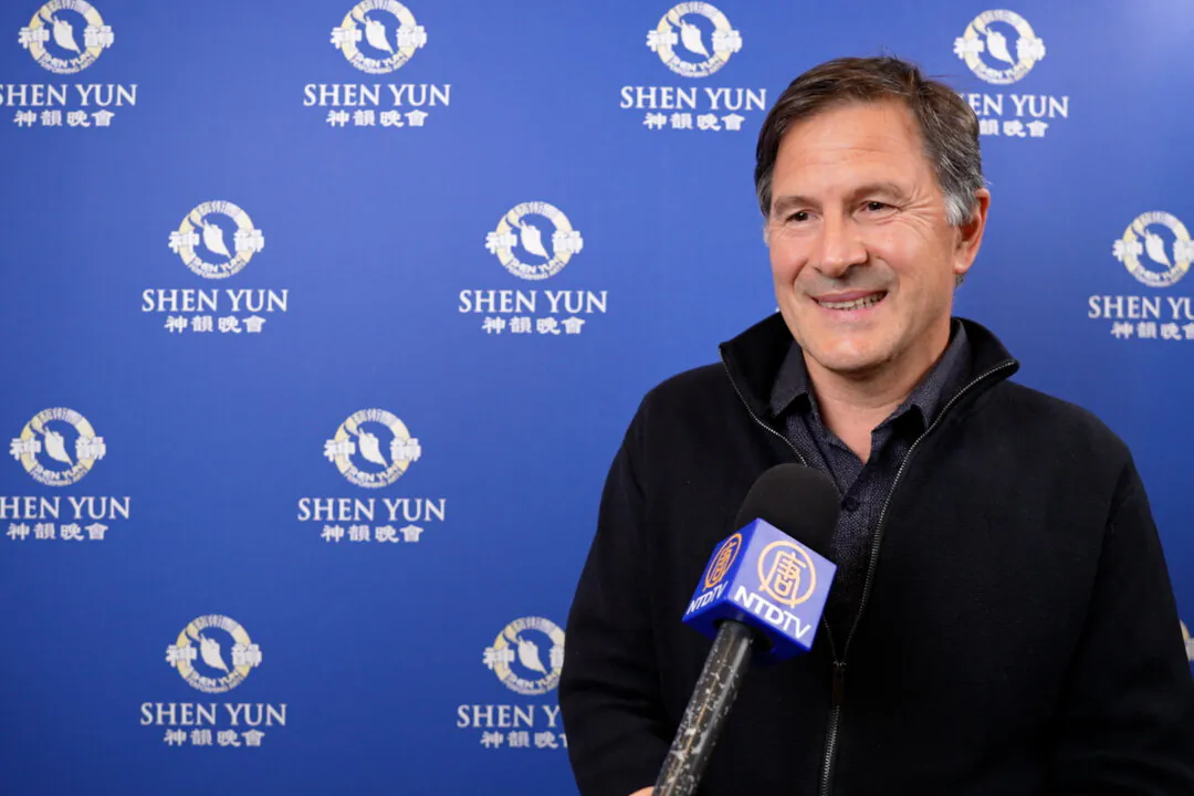 Constantin Matei attended Shen Yun at the Opéra Berlioz in Montpellier's Corum  on March 29, 2025. (NTD)