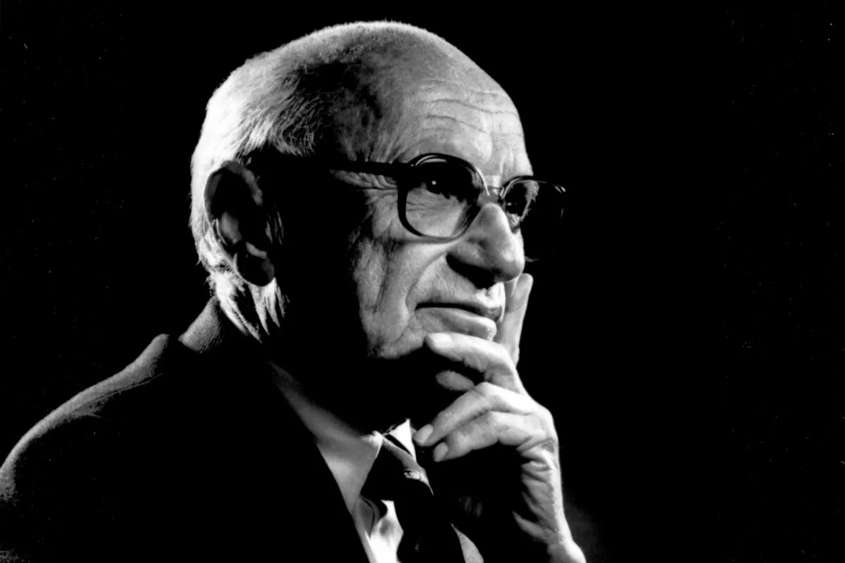 Portrait of Milton Friedman. (The Friedman Foundation for Educational Choice, Public Domain)