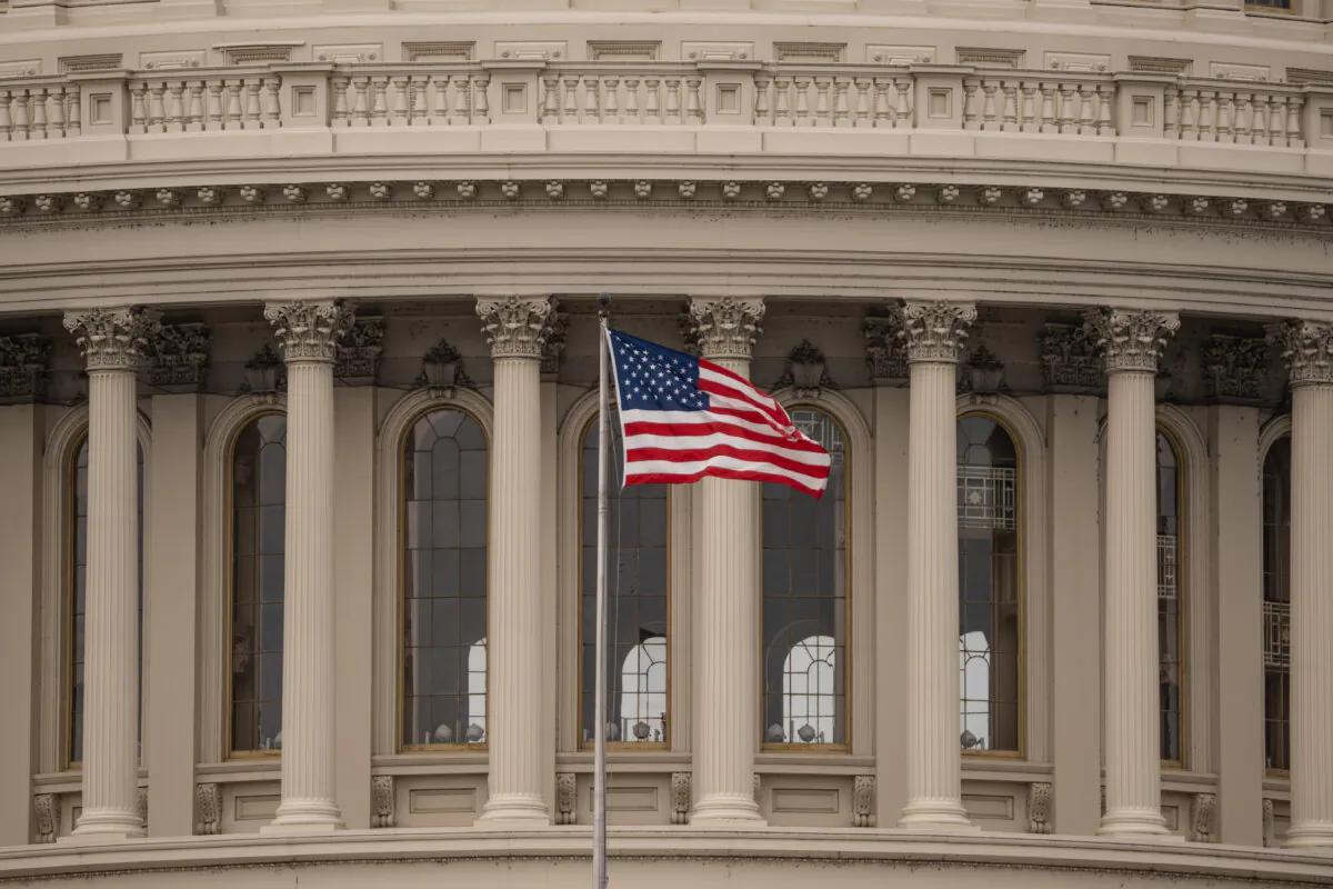 The U.S. Capitol building in Washington on April 3, 2025. (Madalina Vasiliu/The Epoch Times)