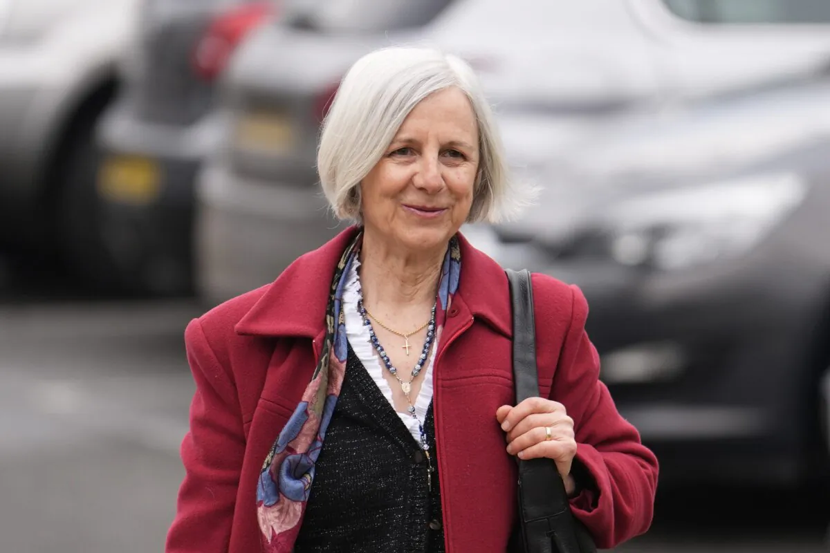 Livia Tossici-Bolt at Poole Magistrates’ Court in Bournemouth, England, in an undated file photo. (Jordan Pettitt/PA)