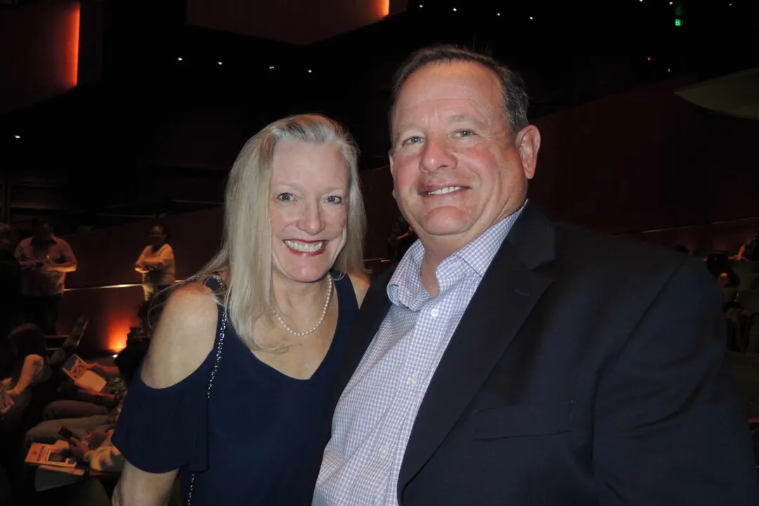 Marilyn and Mark Dohogne enjoyed Shen Yun's evening performance at the Marion Oliver McCaw Hall on April 4, 2025. (Mary Zhang/The Epoch Times)