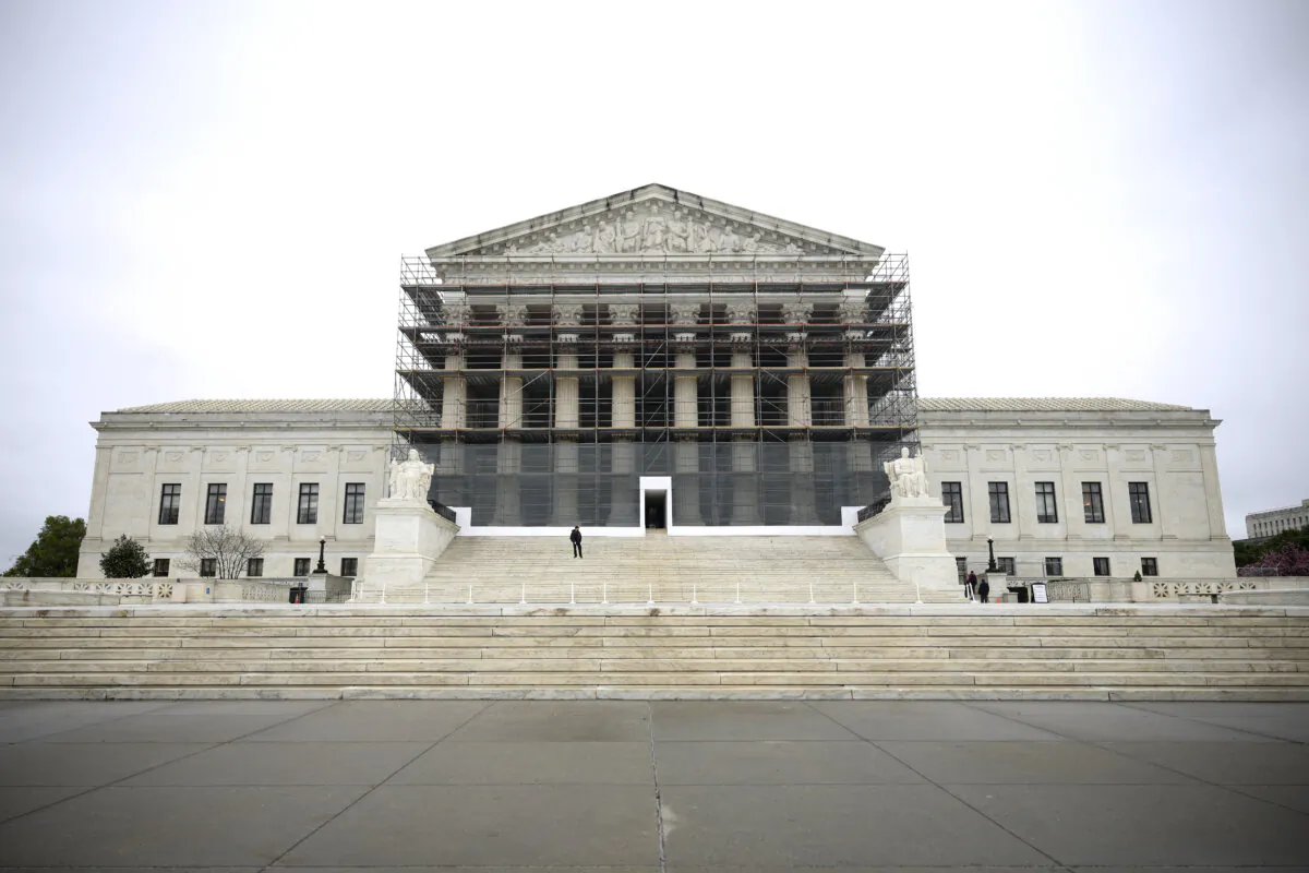 The Supreme Court in Washington on April 7, 2025. (Kayla Bartkowski/Getty Images)