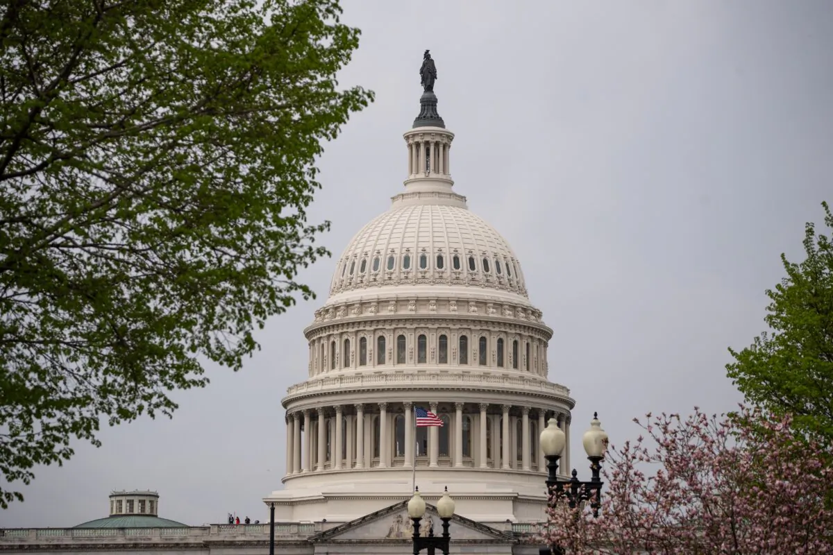 The U.S. Capitol building on April 3, 2025. (Madalina Vasiliu/The Epoch Times)