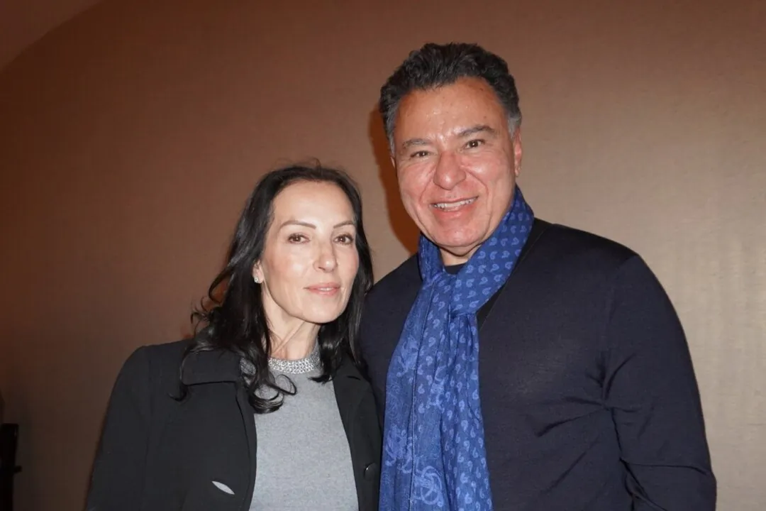 Josephine and Alexander Demoura enjoyed Shen Yun at the David H. Koch Theater at Lincoln Center on April 10, 2025. (Sally Sun/The Epoch Times)
