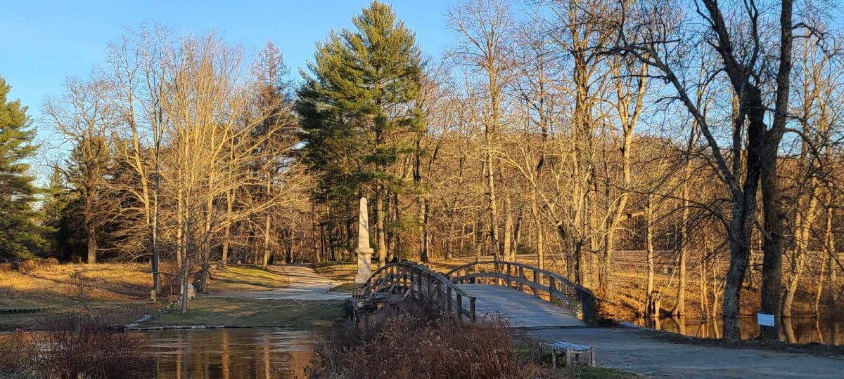 The Old North Bridge.
