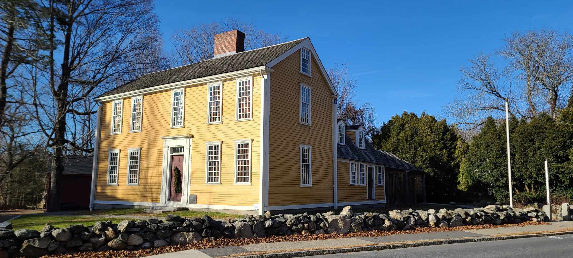 Paul Revere's ride to Rev. Clarke's house