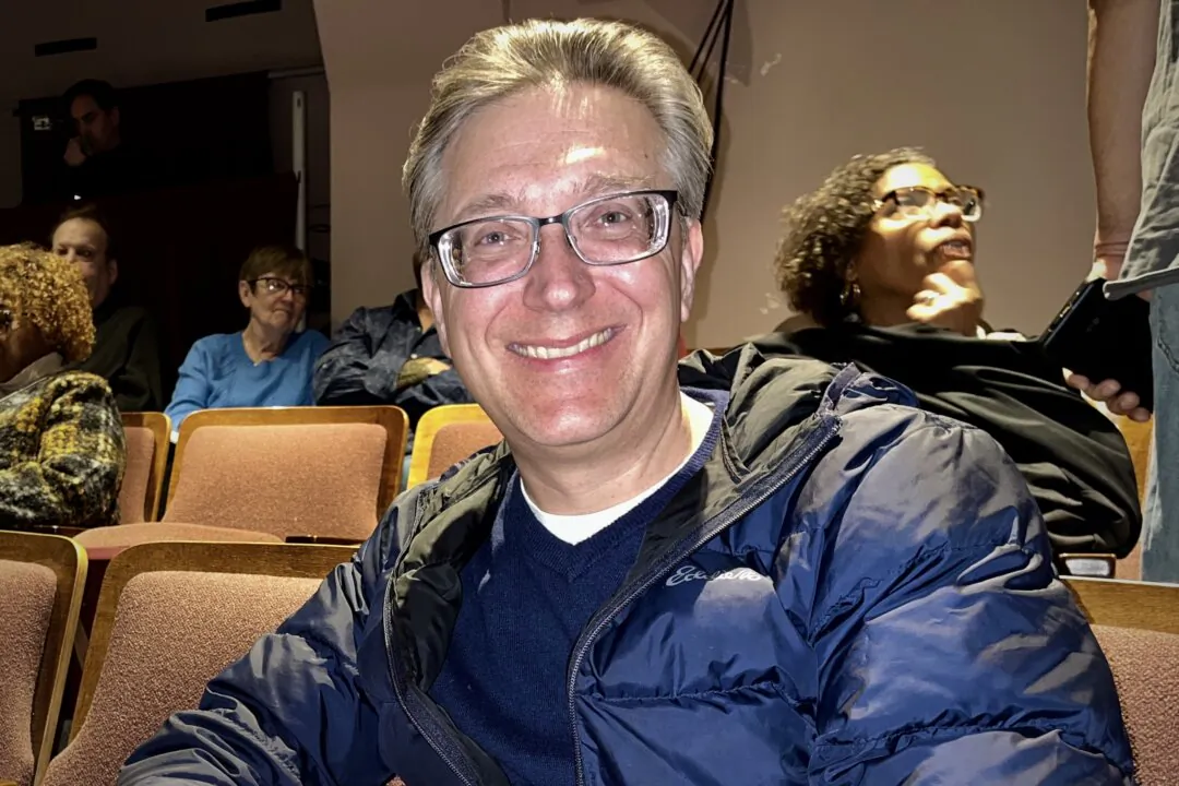 Keith Bertrand enjoyed Shen Yun at the Center for Performing Arts at Governors State University, at University Park, Illinois, on April 11, 2025. (Stacey Tang/The Epoch Times)