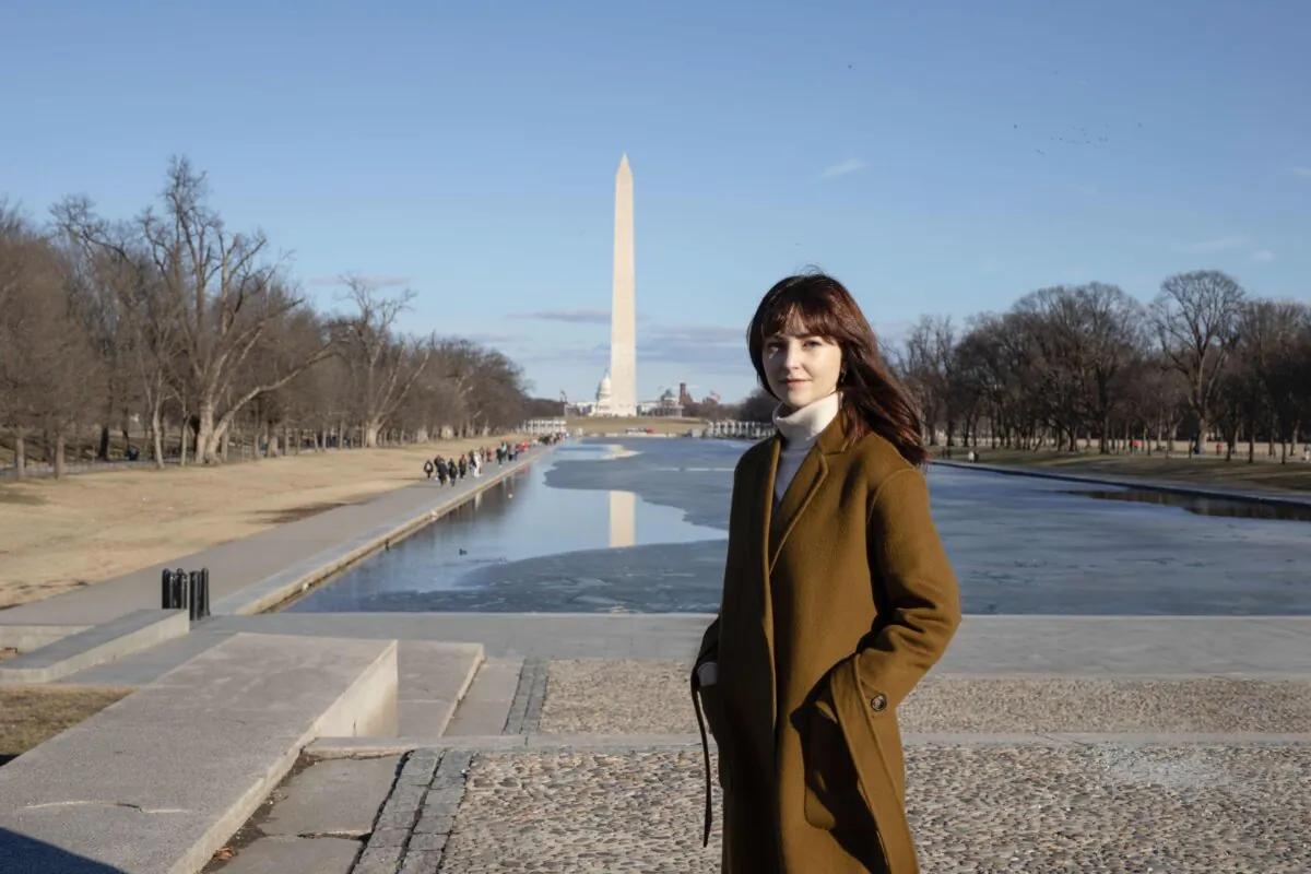 The author Tanya Khalimon in Washington, winter 2025. (Courtesy of Tanya Khalimon)