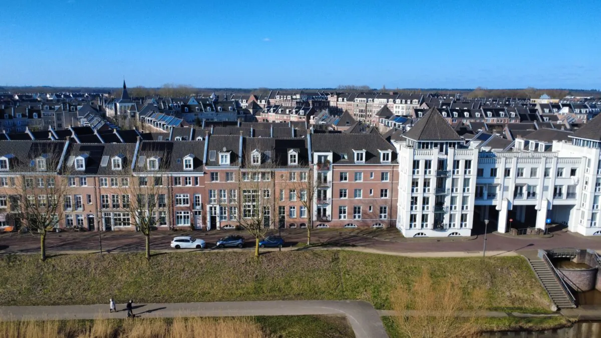 The urban concept for Brandevoort, a new neighborhood in Helmond, is based on the principles of a traditional Brabant town—a historical Flemish region. (Hurktastic Shots/Shutterstock)