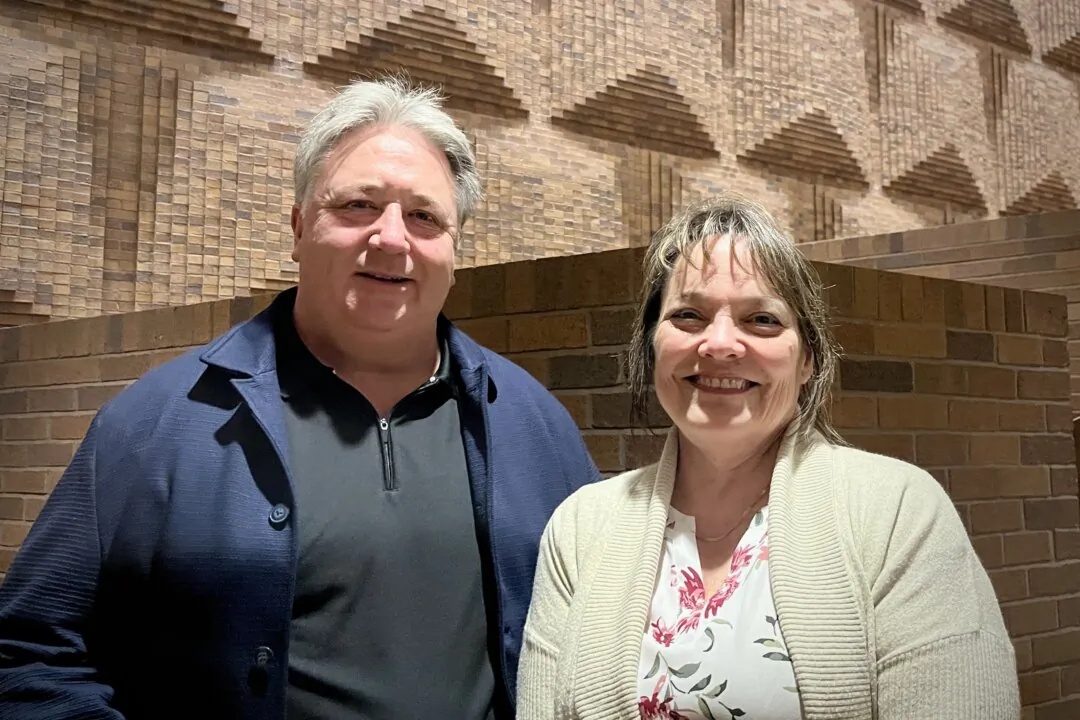 Rich and Cheryl Sinclair enjoyed Shen Yun Performing Arts at the First Ontario Concert Hall in Hamilton, Ont., on April 15, 2025. (Charlie Lu/The Epoch Times)