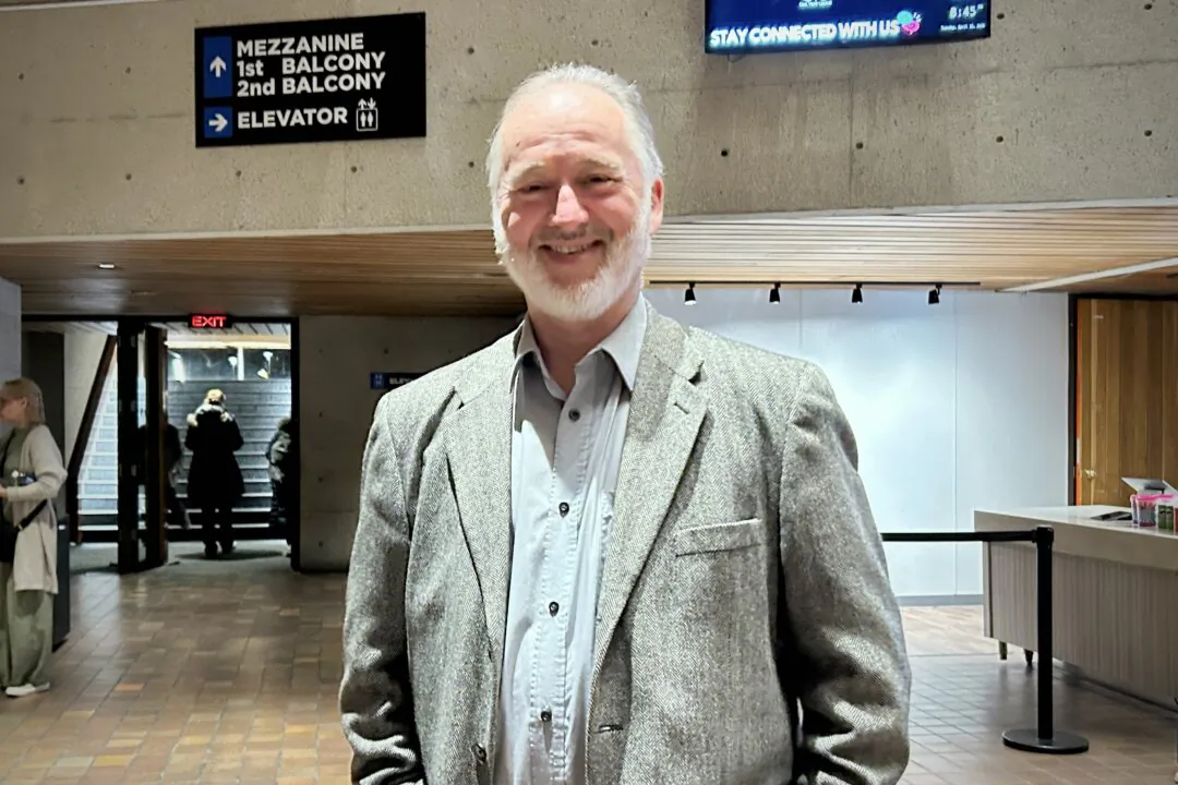 Doug Martin attended Shen Yun Performing Arts at the First Ontario Concert Hall in Hamilton, Ont. on April 15, 2025. (Xinxin Teng/The Epoch Times)
