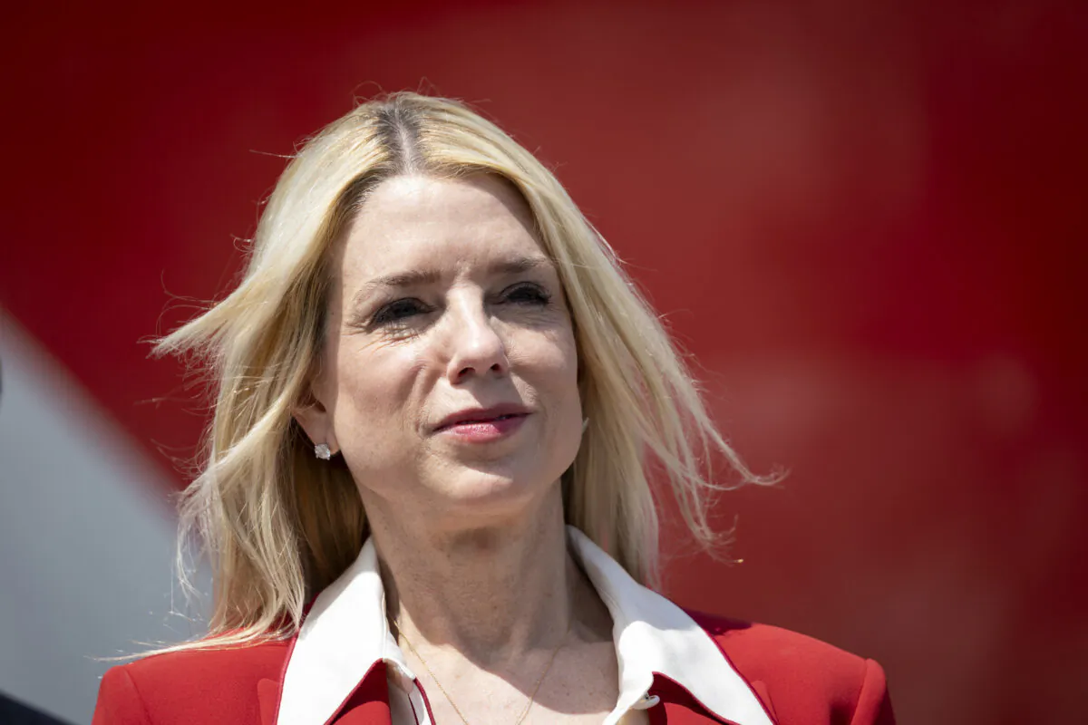 Attorney General Pam Bondi in Florida in a file picture. (Marco Bello/AFP via Getty Images)