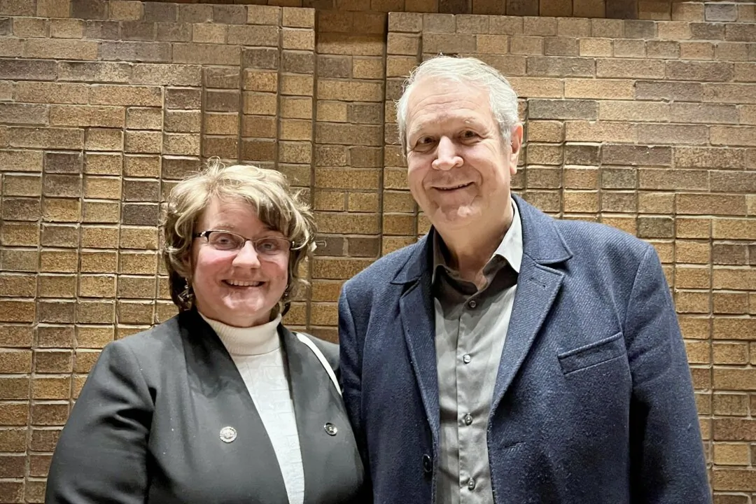 Andy and Carolyn Habjan enjoyed Shen Yun at at the First Ontario Concert Hall on April 15, 2025. (Charlie Lu/The Epoch Times)