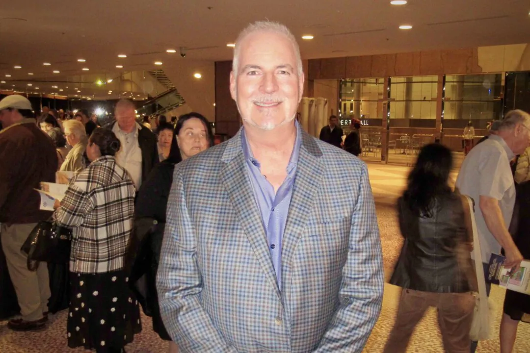 Michael Lawler enjoyed Shen Yun's evening performance at the Segerstrom Center for the Arts on April 17, 2025. (Linda Jiang/The Epoch Times)