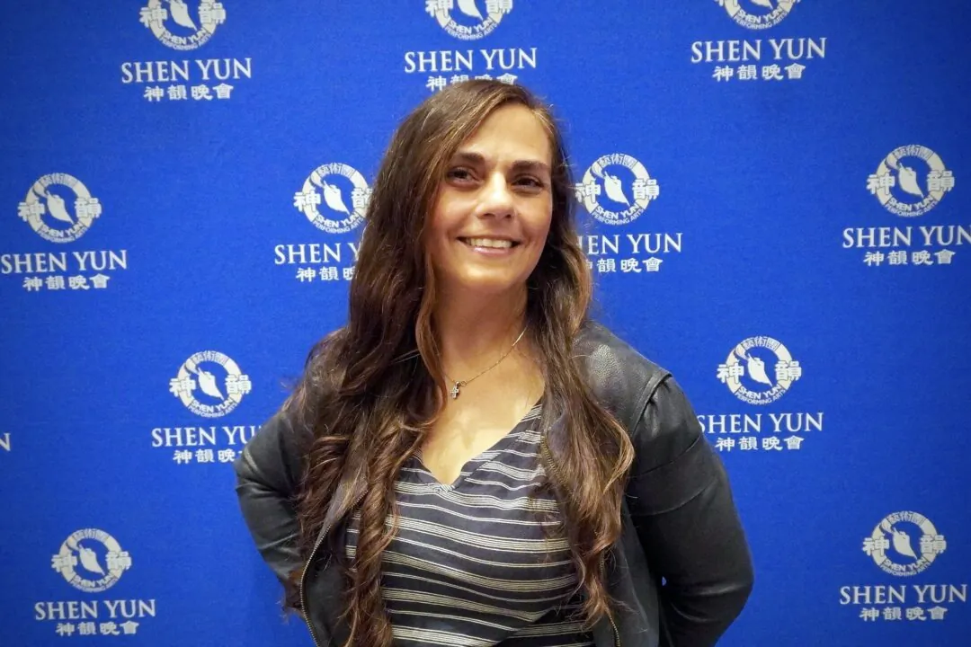 Natalia Luque enjoyed Shen Yun at the North Charleston Performing Arts Center on April 19, 2025. (Sherry Dong/The Epoch Times)