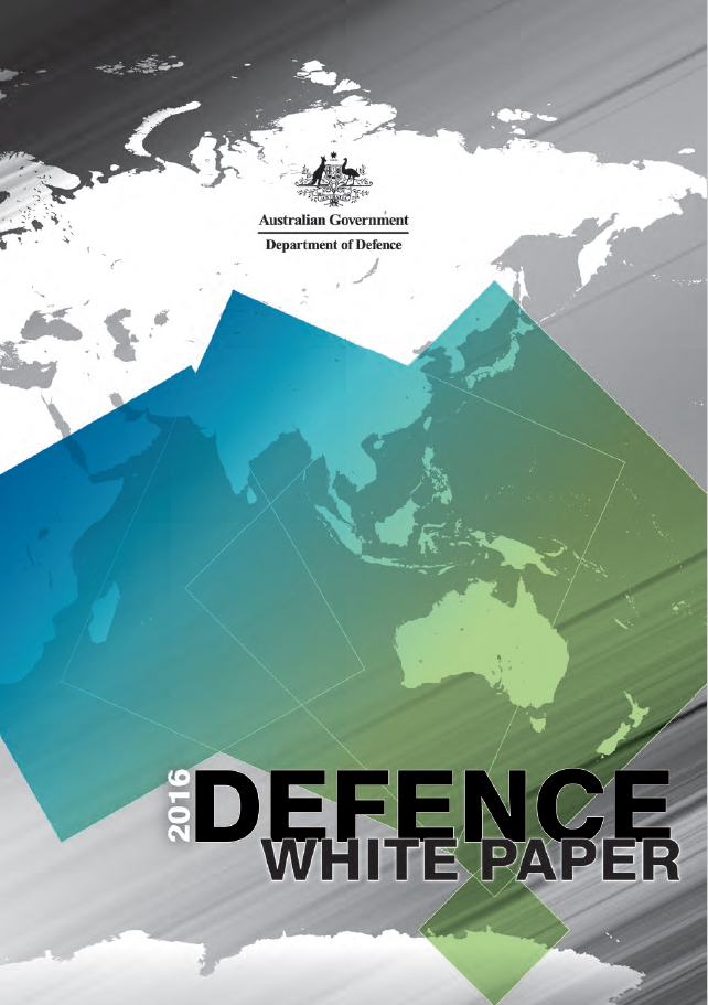 The cover of the 2016 Defence White Paper.