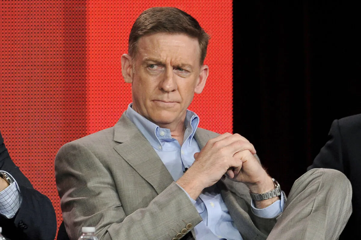 Bill Owens takes part in a panel discussion at the Showtime Winter TCA Tour at the Langham Huntington Hotel in Pasadena, Calif., on Jan. 12, 2013. (Chris Pizzello/Invision/AP)