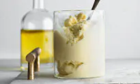 Olive Oil and Honey Ice Cream