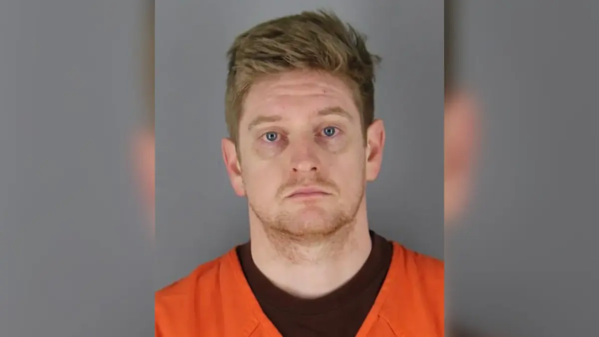 Mugshot of accused Tesla vandal Dylan Bryan Adams. (Hennepin County Sheriff's Office)