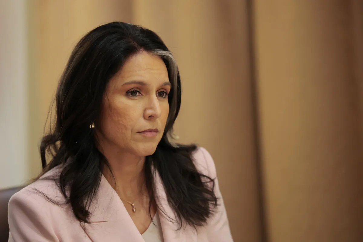 Director of National Intelligence Tulsi Gabbard in Washington on April 10, 2025. (Anna Moneymaker/Getty Images)