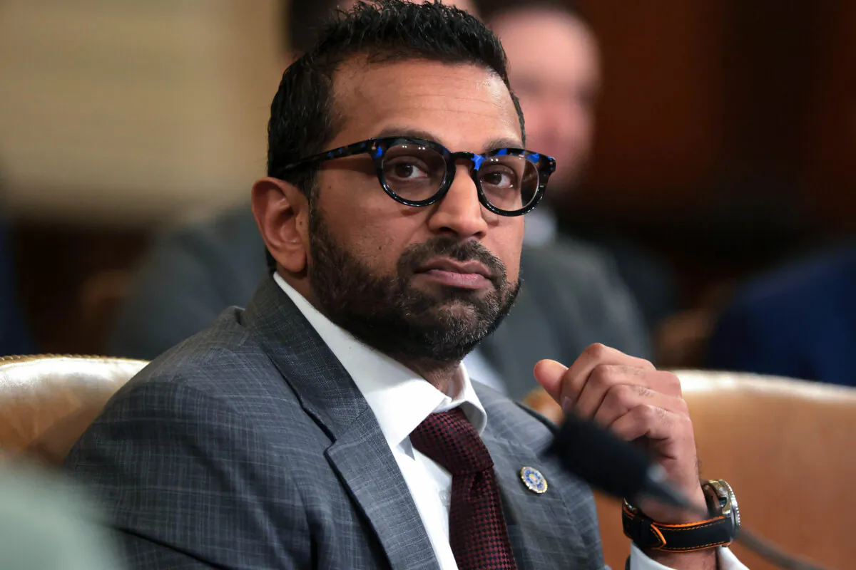 Federal Bureau of Investigation Director Kash Patel during an annual worldwide threats assessment hearing at the Longworth House Office Building in Washington on March 26, 2025. (Kayla Bartkowski/Getty Images)
