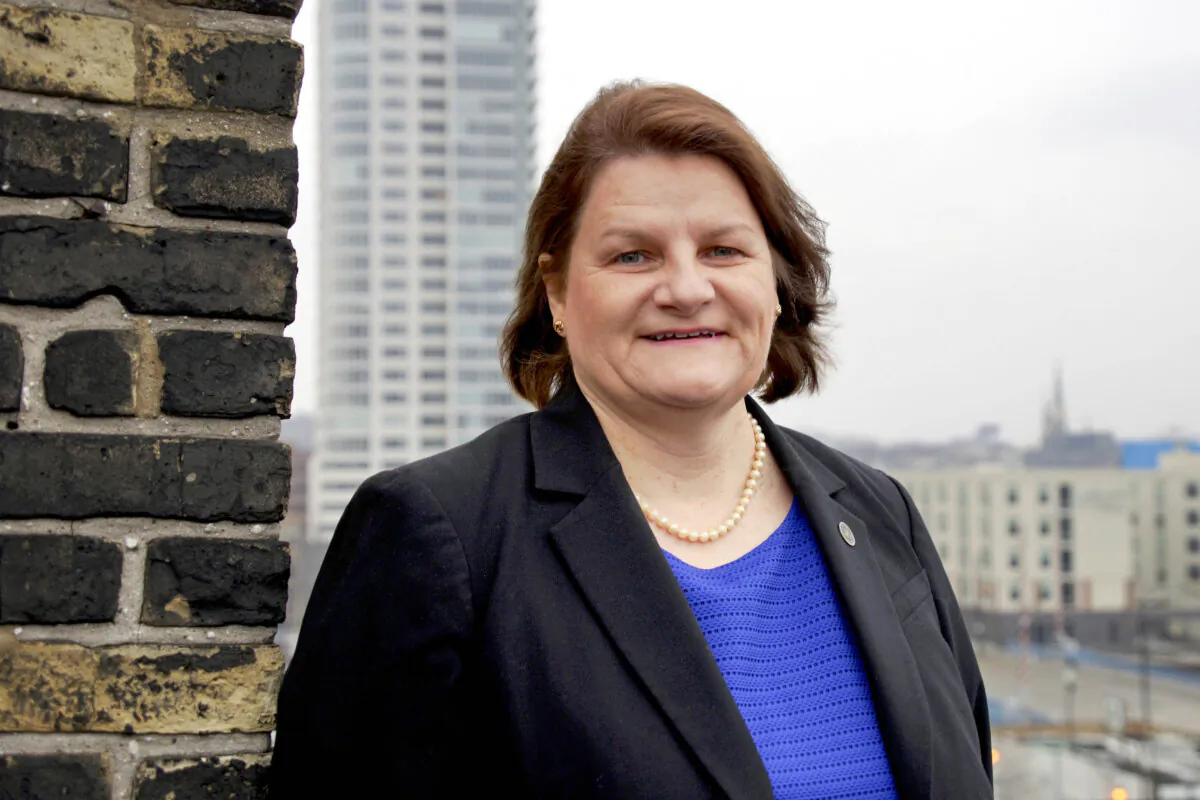 This 2016 photo shows Judge Hannah Dugan in Milwaukee, Wis. (Lee Matz/Milwaukee Independent via AP)