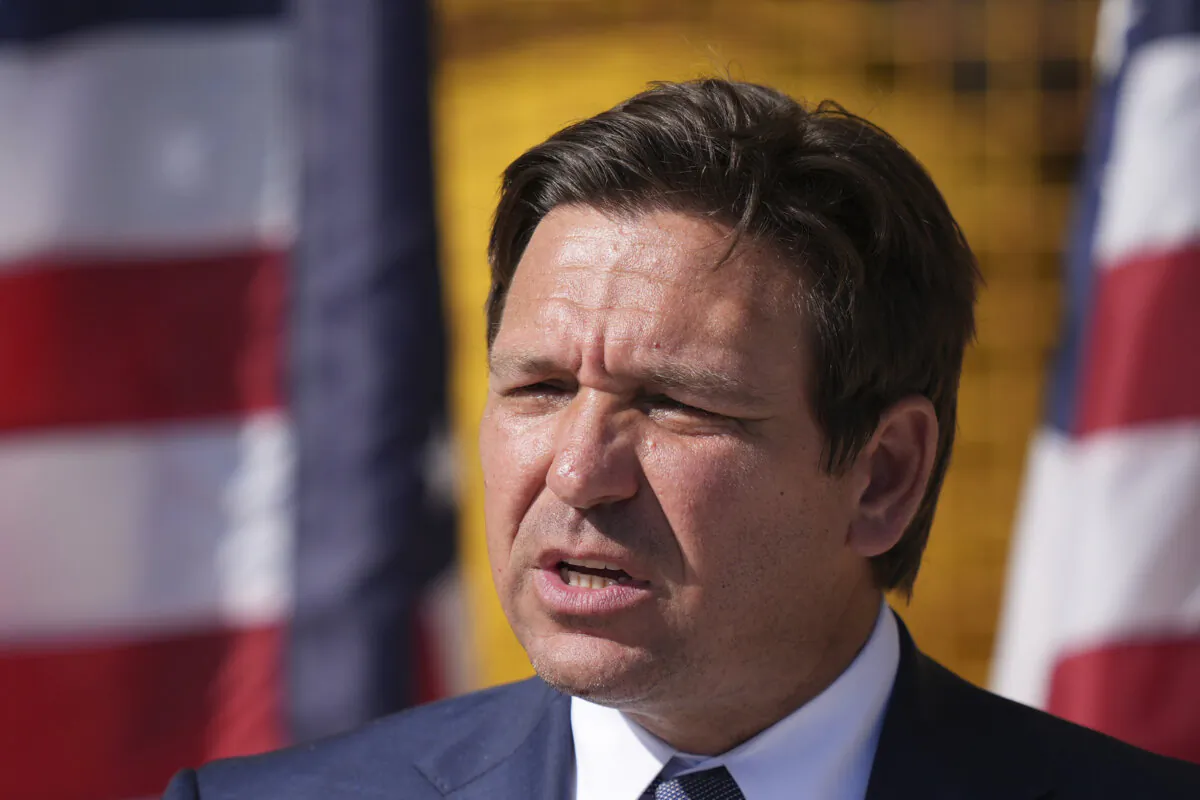 Florida Gov. Ron DeSantis in Miami on Feb. 5, 2025. (Rebecca Blackwell/AP Photo)