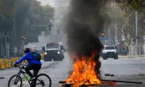 Day in Photos: May Day Protests, Sandstorm in Syria, and Celtic Traditional Dancing