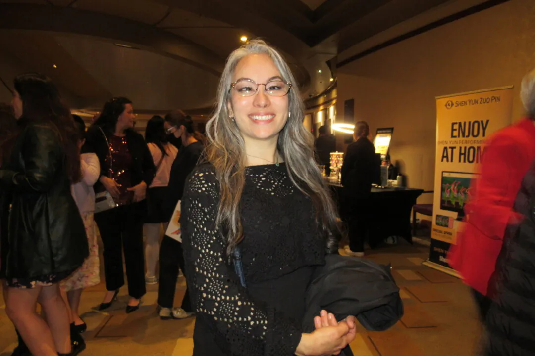 Arcelia Martinez enjoyed Shen Yun at the Dolby Theatre on May 3, 2025. (Linda Li/The Epoch Times)