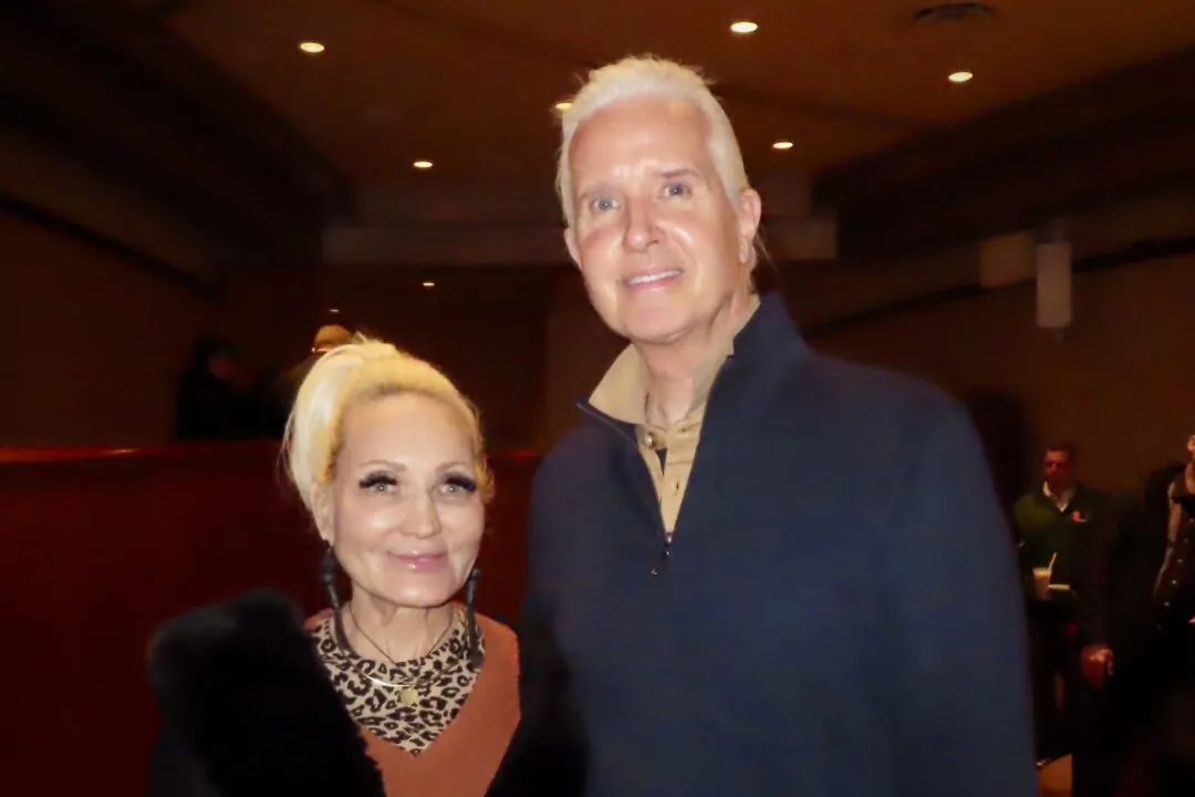 Kiki Korol and Chris Owens enjoyed Shen Yun's matinee at the Dolby Theatre on May 4, 2025. (Alice Sun/The Epoch Times)