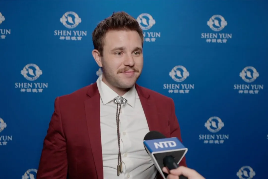 Connor Linnerooth enjoyed Shen Yun's matinee at the Dolby Theatre on May 4, 2025. (NTD)